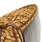FENDI Handbag Leather / suede Brown ZUCCA FFPattern logo Etnico Women Used Authentic