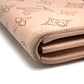 LOUIS VUITTON Long Wallet Purse M60145 monogram mahina leather pink Monogram Mahina Portefeuille Iris Women Used Authentic