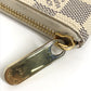 LOUIS VUITTON Long Wallet Purse N60109 Damier Azur Canvas white Damier Azure Summer trunk collection Women Used Authentic