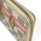 LOUIS VUITTON Long Wallet Purse N60109 Damier Azur Canvas white Damier Azure Summer trunk collection Women Used Authentic