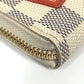 LOUIS VUITTON Long Wallet Purse N60109 Damier Azur Canvas white Damier Azure Summer trunk collection Women Used Authentic