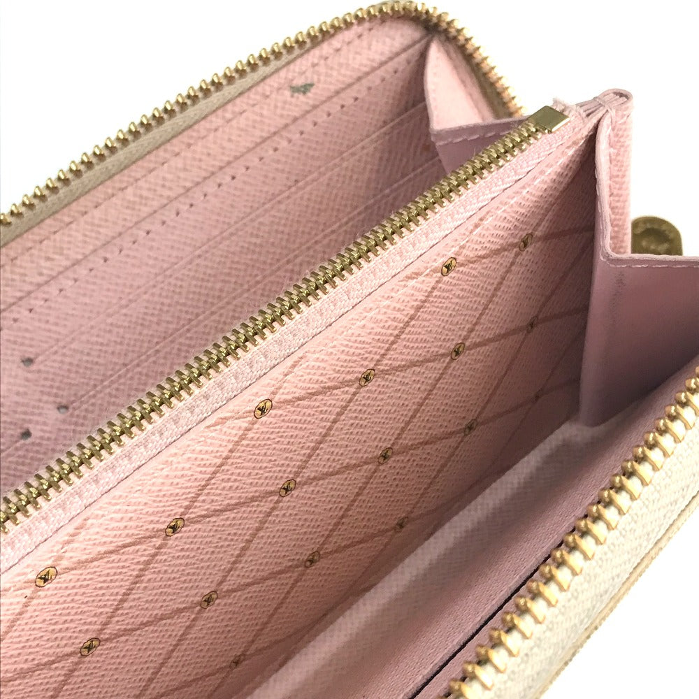 LOUIS VUITTON Long Wallet Purse N60109 Damier Azur Canvas white Damier Azure Summer trunk collection Women Used Authentic