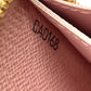 LOUIS VUITTON Long Wallet Purse N60109 Damier Azur Canvas white Damier Azure Summer trunk collection Women Used Authentic