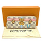 LOUIS VUITTON Long Wallet Purse N60109 Damier Azur Canvas white Damier Azure Summer trunk collection Women Used Authentic