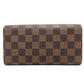 LOUIS VUITTON Long Wallet Purse N63179 Damier canvas Brown Damier Portefeuille Sarah Women Used Authentic