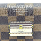 LOUIS VUITTON Long Wallet Purse N63179 Damier canvas Brown Damier Portefeuille Sarah Women Used Authentic