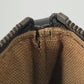 LOUIS VUITTON Shoulder Bag M93453 Utah leather Brown Utah Pochette Shawny MM mens Used Authentic