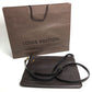 LOUIS VUITTON Shoulder Bag M93453 Utah leather Brown Utah Pochette Shawny MM mens Used Authentic