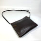 LOUIS VUITTON Shoulder Bag M93453 Utah leather Brown Utah Pochette Shawny MM mens Used Authentic