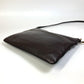 LOUIS VUITTON Shoulder Bag M93453 Utah leather Brown Utah Pochette Shawny MM mens Used Authentic