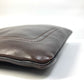 LOUIS VUITTON Shoulder Bag M93453 Utah leather Brown Utah Pochette Shawny MM mens Used Authentic