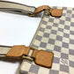 LOUIS VUITTON Shoulder Bag N51112 Damier Azur Canvas white Damier Azur Pochette Bosphore Women Used Authentic