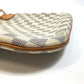 LOUIS VUITTON Shoulder Bag N51112 Damier Azur Canvas white Damier Azur Pochette Bosphore Women Used Authentic