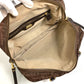 FENDI Tote Bag Nylon / leather Brown Zucca FF pattern Women Used Authentic