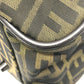 FENDI Boston Duffel bag Nylon / leather khaki Zucca FF logo mens(Unisex) Used Authentic