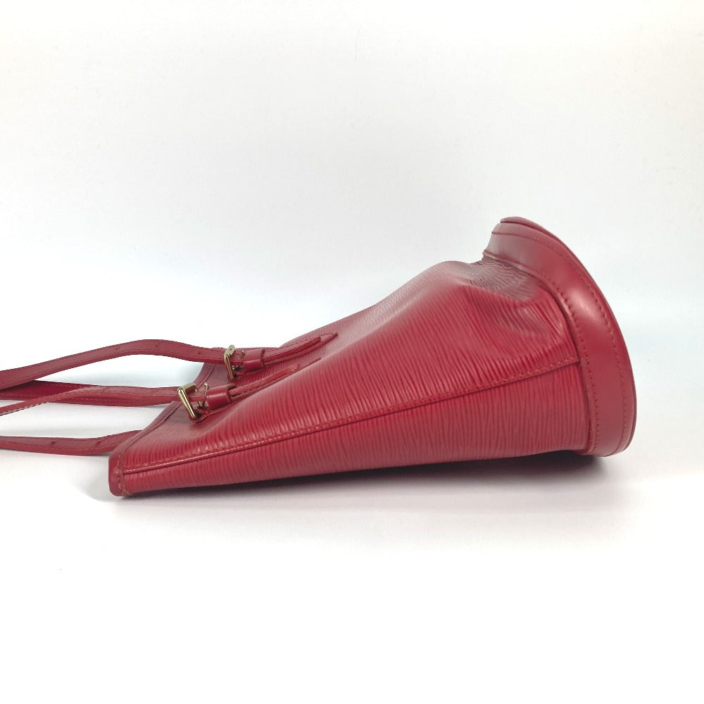 LOUIS VUITTON Shoulder Bag M5899E Epi Leather Red Epi Petit BucketPM Women Used Authentic