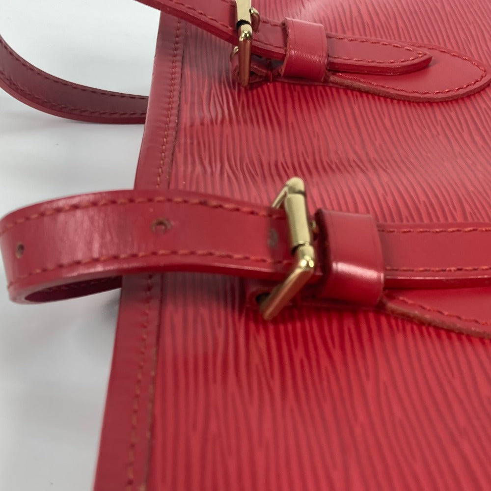 LOUIS VUITTON Shoulder Bag M5899E Epi Leather Red Epi Petit BucketPM Women Used Authentic