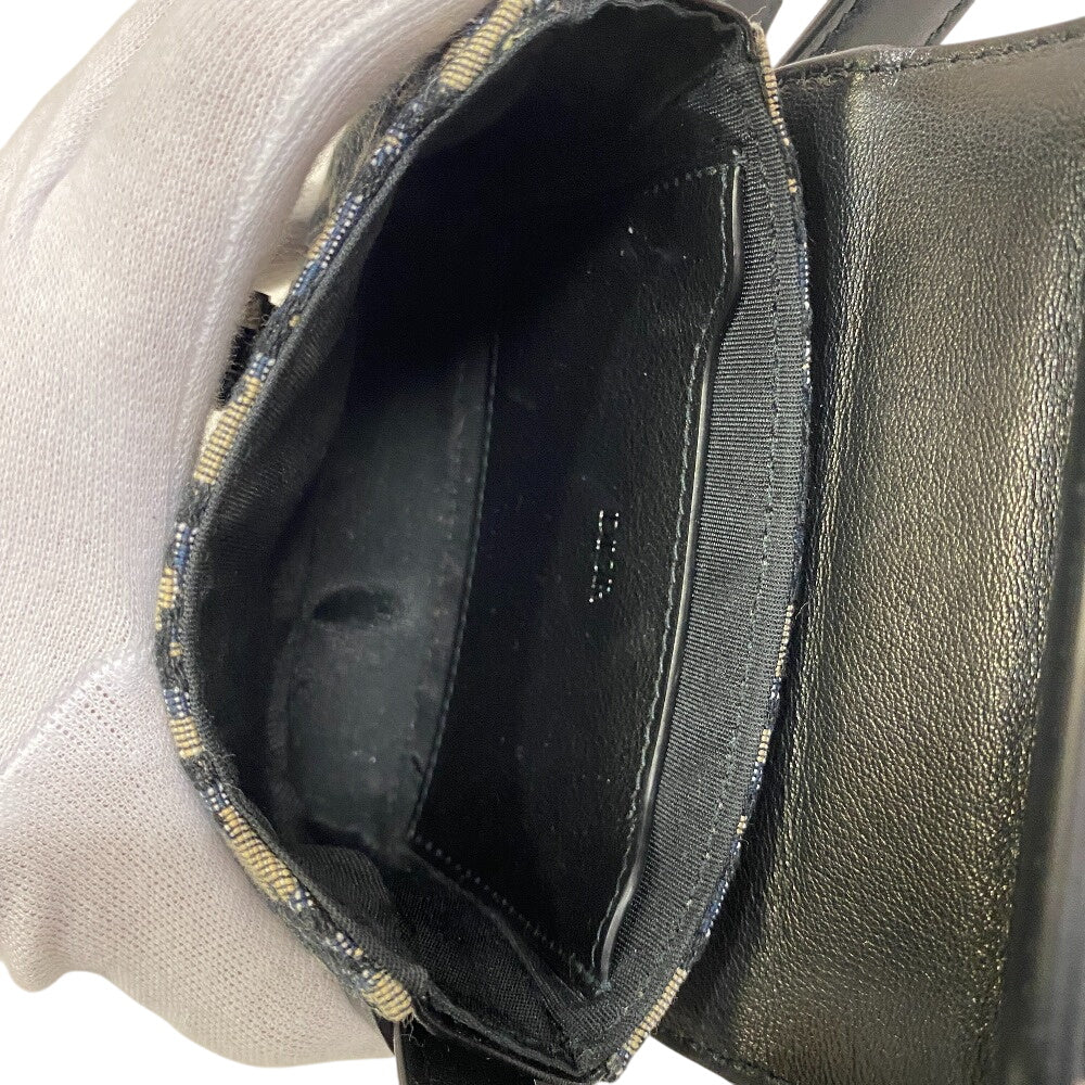 Dior Shoulder Bag Canvas, Leather black dior lock Oblique