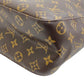 LOUIS VUITTON Shoulder Bag M51145 leather Brown Monogram LoopingGM Women Used Authentic