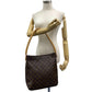 LOUIS VUITTON Shoulder Bag M51145 leather Brown Monogram LoopingGM Women Used Authentic