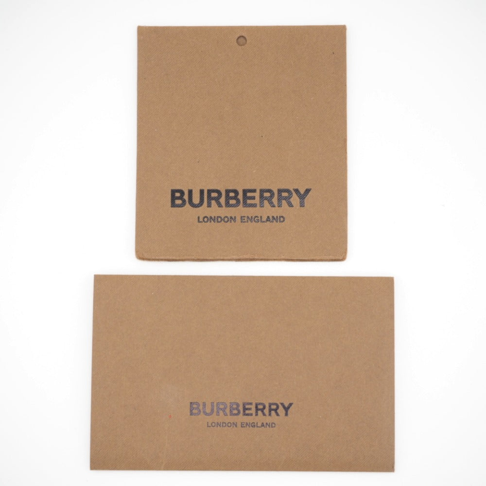 BURBERRY Long Wallet Purse leather Red TB