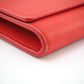 BURBERRY Long Wallet Purse leather Red TB