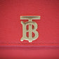BURBERRY Long Wallet Purse leather Red TB