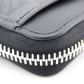 LOUIS VUITTON Long Wallet Purse N60379 leather black Damier Zippy Dragonne