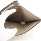 LOUIS VUITTON Bifold Wallet M62542 leather beige Mahina Portefeuille Iris Compact Women Used Authentic
