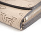 LOUIS VUITTON Bifold Wallet M62542 leather beige Mahina Portefeuille Iris Compact Women Used Authentic