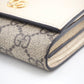 GUCCI Bifold Wallet 598587 Leather, PVC white GG Marmont