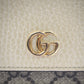 GUCCI Bifold Wallet 598587 Leather, PVC white GG Marmont
