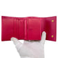 CELINE Tri-fold wallet leather pink Compact wallet Women Used Authentic