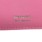 BURBERRY Tri-fold wallet lambskin pink folding wallet small quilting roller Women Used Authentic