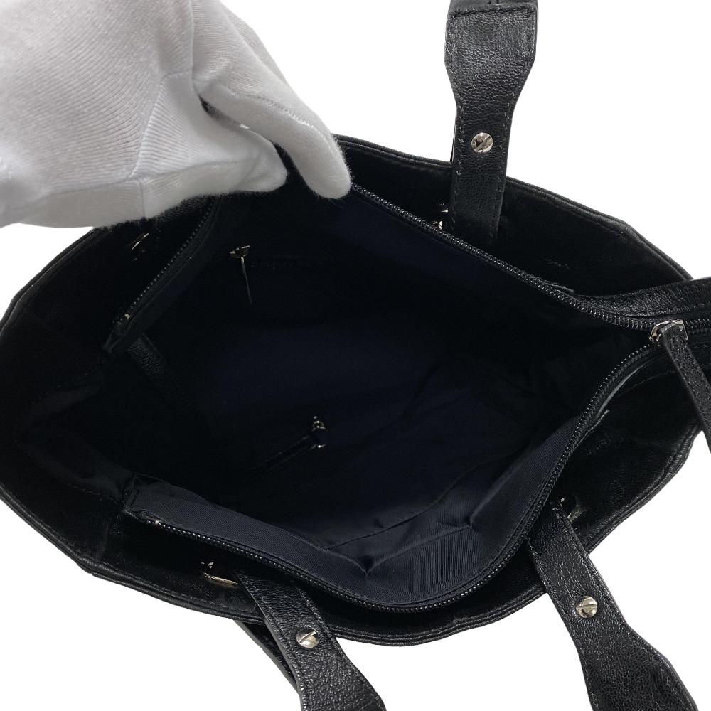 CHANEL Handbag PVC, Leather black Matrasse Paris Biarritz PM