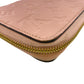 LOUIS VUITTON Long Wallet Purse M64090 leather pink Zip Around Monogram Ann Platt Zippy wallet Women Used Authentic