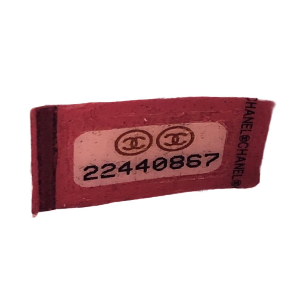 CHANEL Coin case leather pink Caviar skin Vstitch