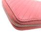 CHANEL Coin case leather pink Caviar skin Vstitch