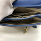 GUCCI Shoulder Bag 510302 leather blue 2WAY handbag Women Used Authentic
