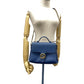 GUCCI Shoulder Bag 510302 leather blue 2WAY handbag Women Used Authentic