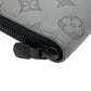 LOUIS VUITTON Long Wallet Purse M81384 leather gray Monogram shadow Vertical Zippy wallet mens Used Authentic