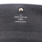 LOUIS VUITTON Long Wallet Purse M60143 leather black Mahina Portefeuille Iris Women Used Authentic