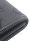 LOUIS VUITTON Long Wallet Purse M60143 leather black Mahina Portefeuille Iris Women Used Authentic