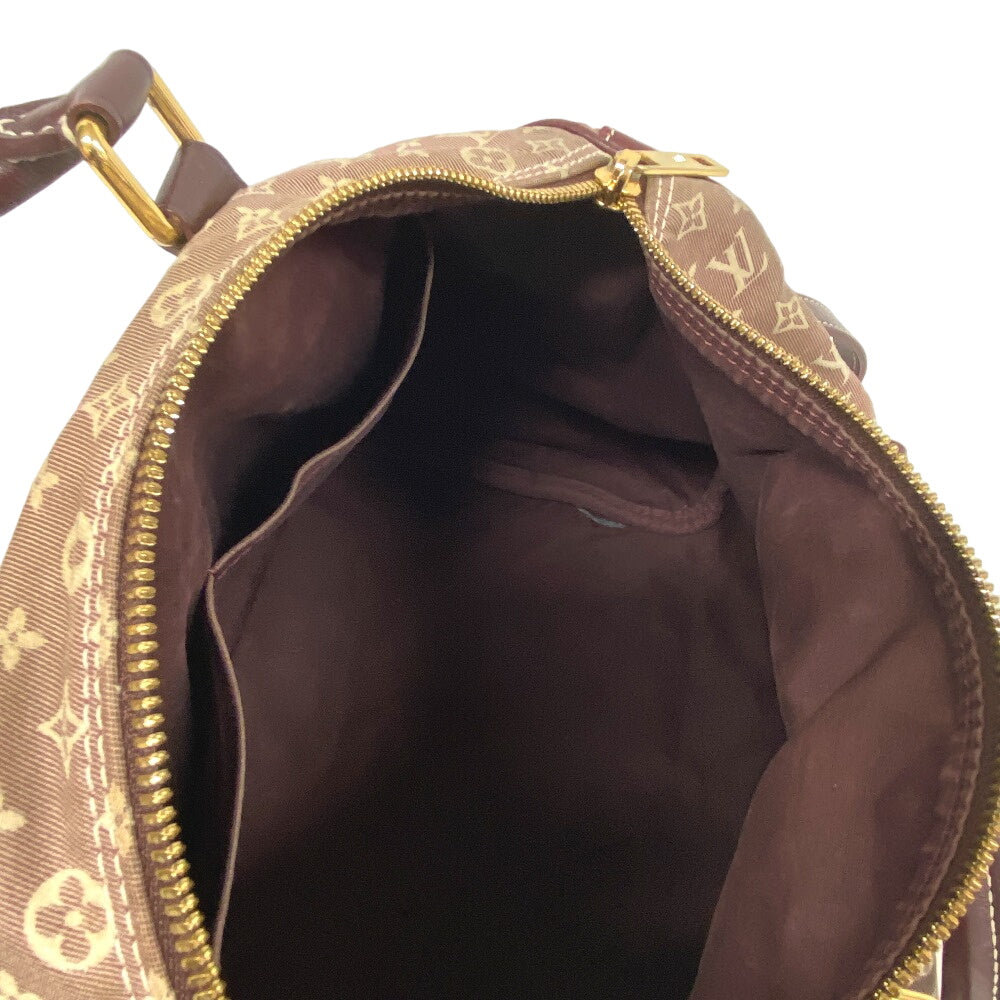 LOUIS VUITTON Handbag M56704 Leather, Canvas sepia Women Used Authentic
