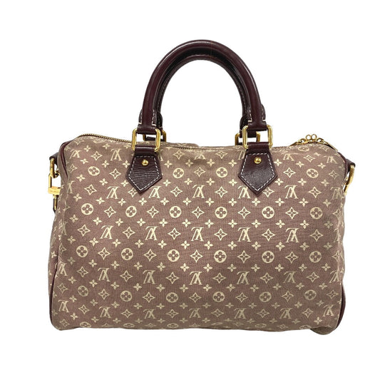 LOUIS VUITTON Handbag M56704 Leather, Canvas sepia Women Used Authentic