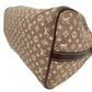 LOUIS VUITTON Handbag M56704 Leather, Canvas sepia Women Used Authentic