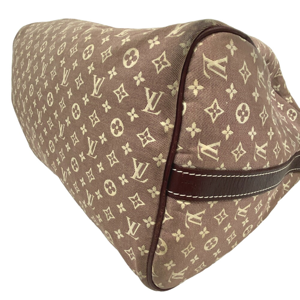 LOUIS VUITTON Handbag M56704 Leather, Canvas sepia Women Used Authentic