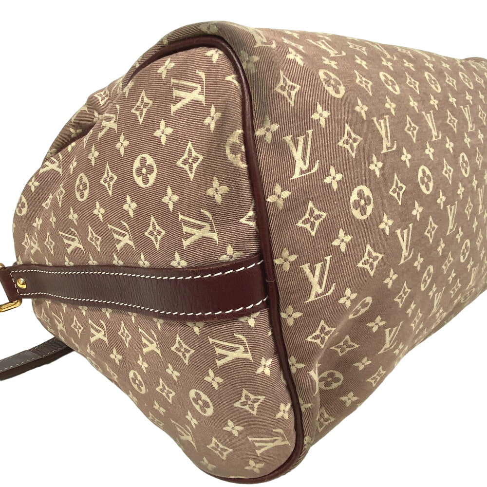 LOUIS VUITTON Handbag M56704 Leather, Canvas sepia Women Used Authentic