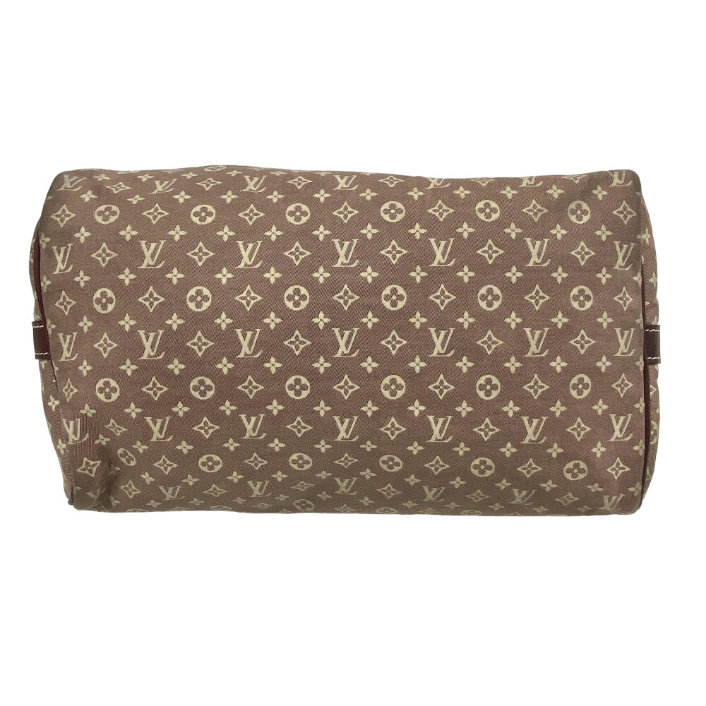 LOUIS VUITTON Handbag M56704 Leather, Canvas sepia Women Used Authentic