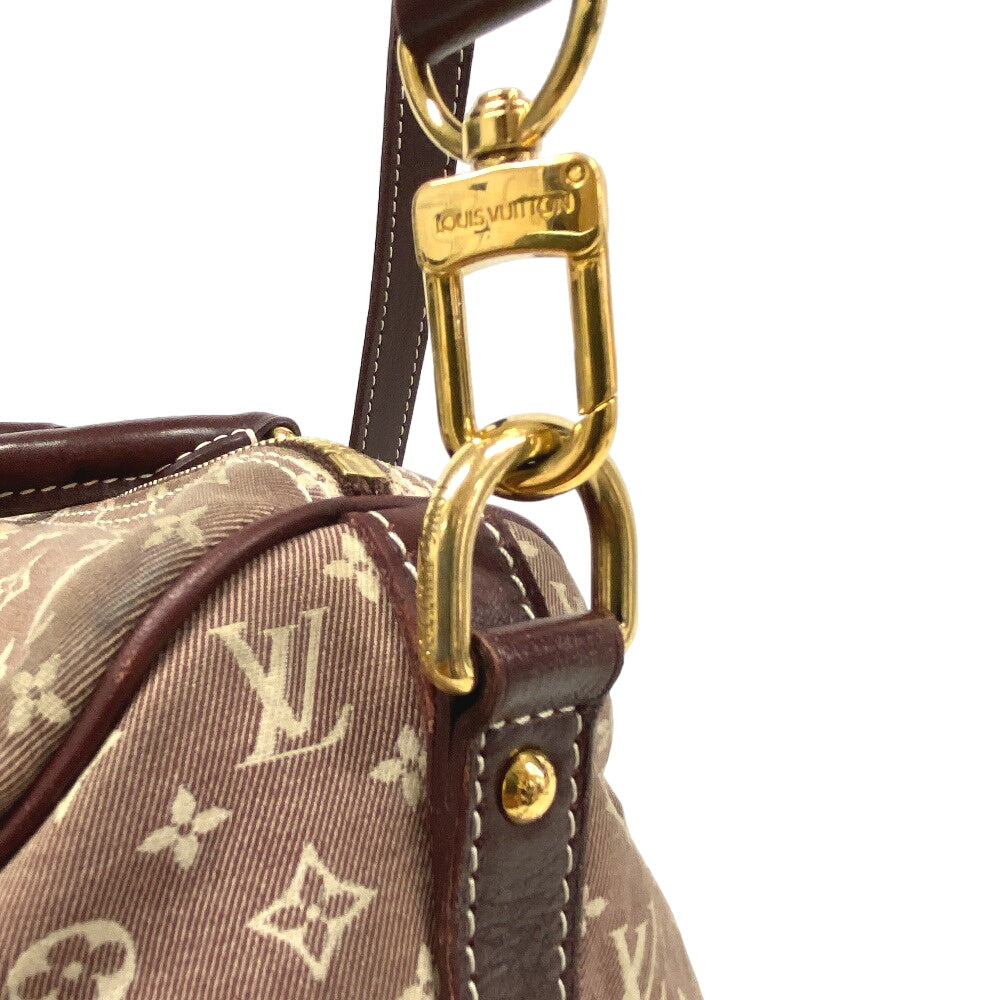 LOUIS VUITTON Handbag M56704 Leather, Canvas sepia Women Used Authentic